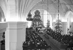 Landshövding Lübecks begravning i Heliga Trefaldighets Kyrka i Gävle. 19 februari 1941.