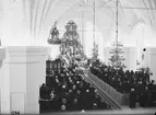 Landshövding Lübecks begravning i Heliga Trefaldighets Kyrka i Gävle. 19 februari 1941.