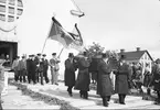 Överingenjör  Brobäck. Jordfästning i Staffans Kyrka. Gävle den 16 maj 1941.