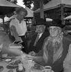 Pensionärsmöte i Boulognerskogen. 10 augusti 1953.
Boulognerskogen kom till 1865, då staden förvärvade den s.k. Kroknäs hage som hade ägts av kyrkan. Parken fick namn efter Bois de Boulogne i Paris. Blev ett populärt utflyktsmål för Gävleborna som tog spårvagnen till Stadsträdgården. Flera kaféer anlades. Som mest fanns fem kaféer. Musik var vanligt under sommarhalvåret. Lek och idrott som krocket, velocipedåkning och bandy.  Den första svenska mästerskapsfinalen i bandy spelades här 1907. Här finns en scen, dansbana och minigolfbana. Boulognerskogen avgränsas i söder av Gavleån, i väster av Gamla kyrkogården, i norr av Västra vägen och dess östra gräns är en linje mella Strömdalens kraftverk och Brändströmsplan. Öster om denna linje ligger parken Stadsträdgården.