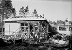 Gävleutställningen 1946.

Bygget av Rotundan och Blå Fältet