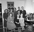 Familjen Bergwall, Brändströmsgatan 10, Gävle.    Februari 1955.