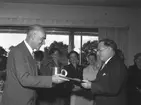 Direktör Sven Adolf Ahlgren på 50 årsdagen.             (Född 23 september 1904 i Gävle). Oktober 1954.