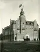 Stadshotellet, byggt 1905. Väggarna står här oputsade.