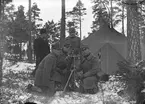 Reportage för Gefle Dagblad. Landstormstävlingarna. 1939