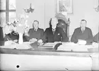 Häradshövding O. D. Krook vid sista tinget. Mars 1940