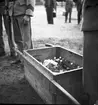 Landstormen rycker in, 1939. Armén delades fram till 1941 in i bevärings- och landstormsmän. Landstormen var de över 35 år, av de värnpliktiga.