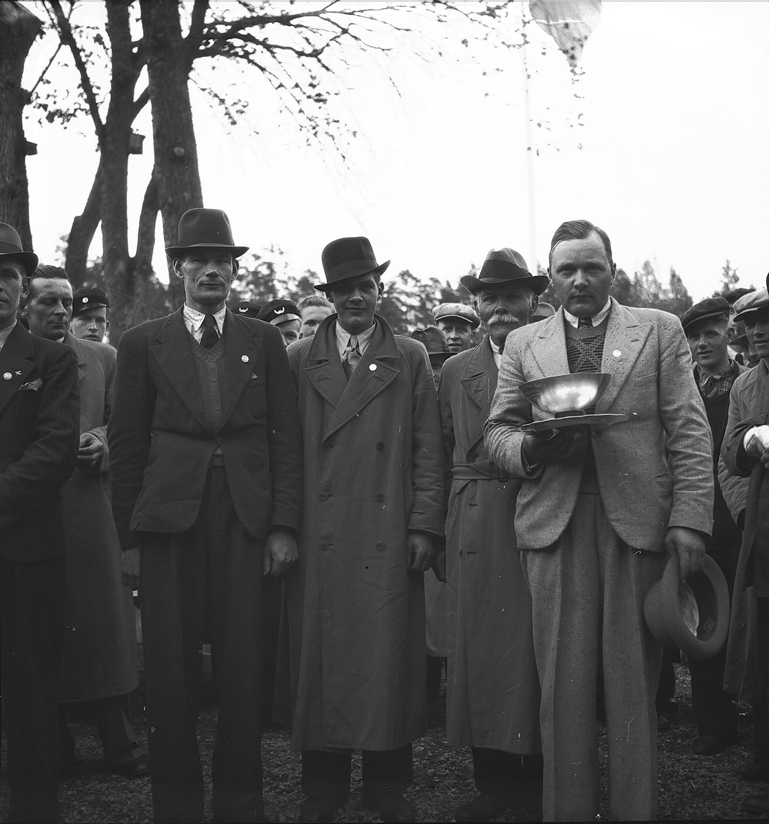 År 1938. Korparations skjutning. Reportage för Gefle-Posten

