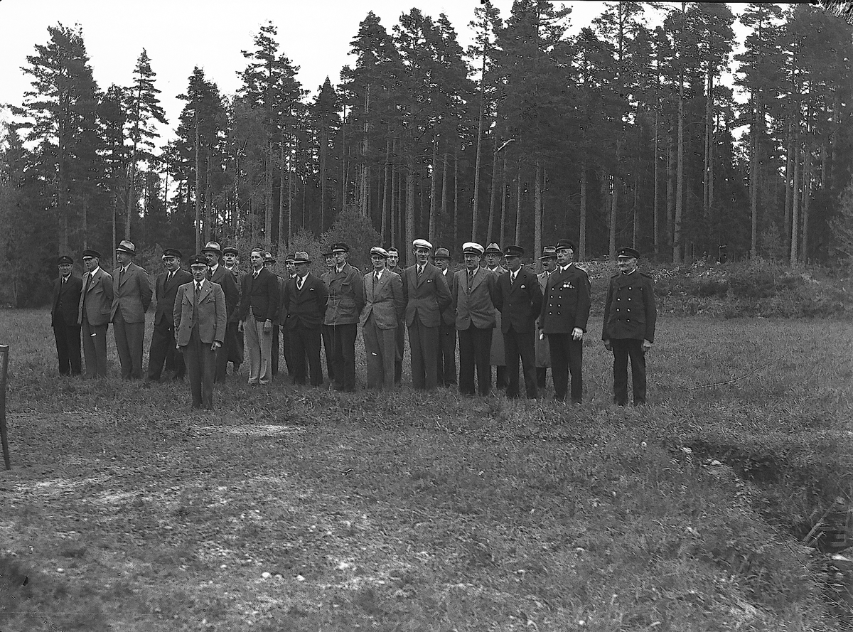 År 1938. Korparations skjutning. Reportage för Gefle-Posten

