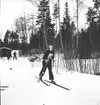 Februari 1938. Fettisdagstävling skidåkning.