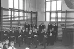 År 1938. Avslutning vid Dövstumskolan. Reportage för Arbetarbladet
