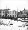 Februari 1938. Snökörningsbil i Gavleån. Reportage för Gefle Dagblad