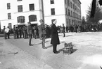 April 1938. Beväringsinryckning. Korum. Reportage för Gefle Dagblad