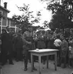 År 1938. Kamratmöte vid Kungsbäck. Reportage för Gefle Dagblad