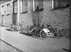 Cykelställ. 27 april 1945. Jacob Wennberg AB.