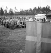 Vretas Hembygdsgård. Öppnande av Valboutställningen. 19 juli 1945.