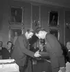 Hushållningssällskapet 40-årsjubilerar på Folkets Hus.      8 december 1948.