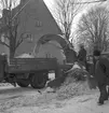 Snöslunga. 8 februari och 15 mars 1949.