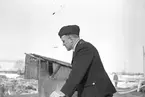 Eldsvåda i Valbo lådfabrik. 19 mars 1949.