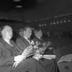 Sveriges Socialdemokratiska Ungdomsförbund. S.S.U:s 30 års-jubileum på Folkets Hus. 2 april 1949. Reportage för Arbetarbladet.