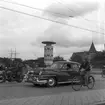 Folknykterhetens dag. Demonstrationståg till Boulognerskogen. År 1949. Reportage för Gefle Dagblad.