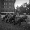 Borgarskolan och Högre Handelsinstitut avslutning. 10 juni 1949.