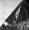 Svenska Flaggans Dag festligheter på Strömvallen. 6 juni 1949.