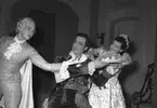 Operan Figaros Bröllop visas på Gävle teater. 4 november 1949.