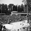 Operasångaren Jussi Björling uppträder i Furuvik. 1946.