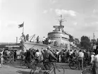 Flottbesök. 2 augusti 1946.