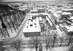 Drottninggatan / Skomakargatan innan rivningen.         18 september1953