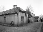 Vagnmakargränd / Nedre Bergsgatan. År 1953