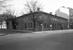 Norra Kungsgatan och Staketgatan, Teater-Café och Augusta Larssons Eftr.