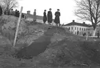 Från grävningarna vid Landstadshuset. Maj 1938