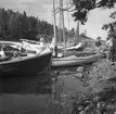 Furuvik. Segelregatta ute vid Furuskär