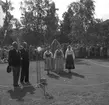 100-årsjubileum. 1855-1955. Korsnäs AB. Avtäckning av skulpturen 