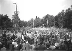 Besök i Djur-och Nöjesparken Furuvik. Stora scenen. 100 -årsjubileum. 1855-1955. Korsnäs AB.