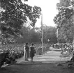 Besök i Djur-och Nöjesparken Furuvik. Stora scenen. 100 -årsjubileum. 1855-1955. Korsnäs AB.