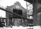 Pannhuset under rivning. Korsnäs AB. Den 11 mars 1931