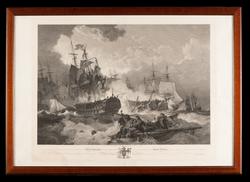 Slag mellan engelska och holländska flottan 11 okt 1797