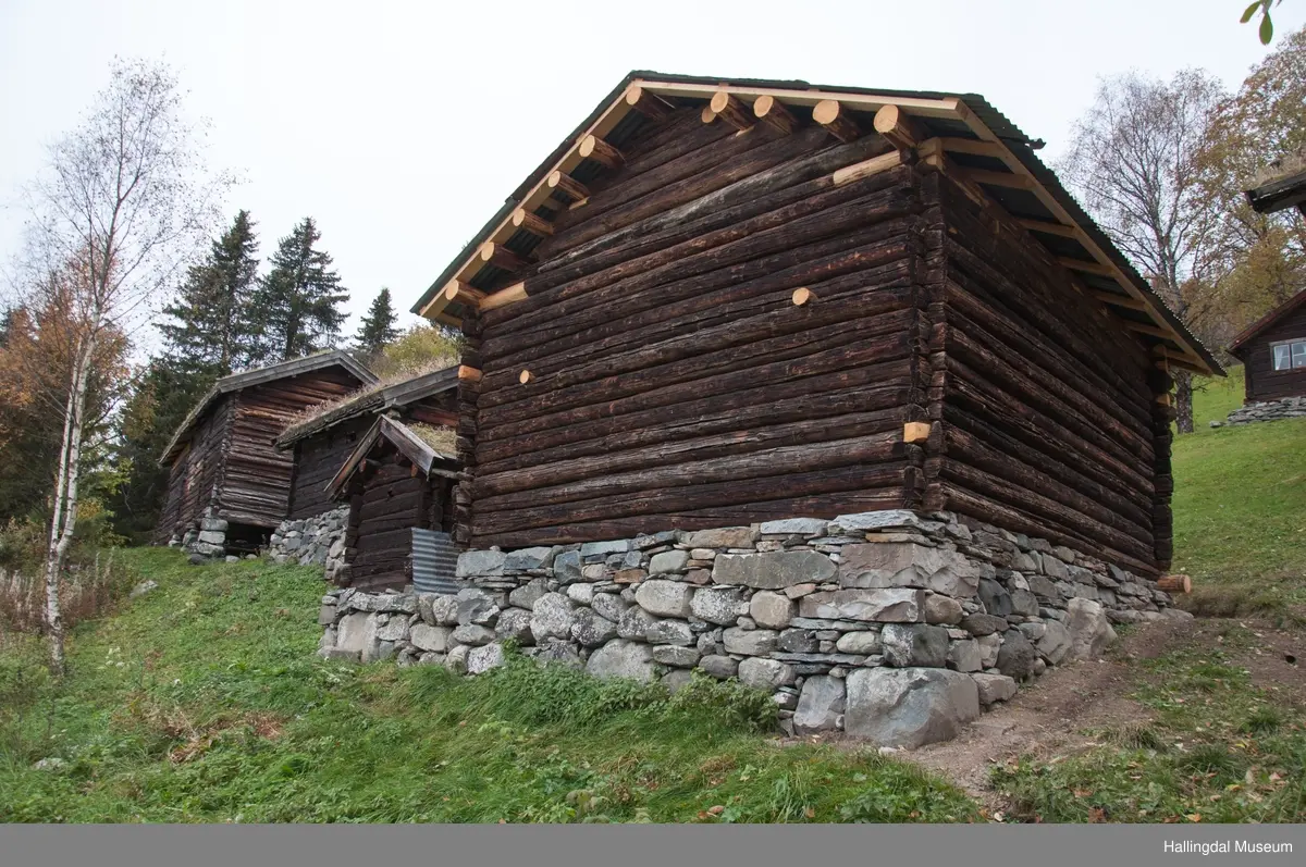 Sauestall med trev  på Ål Bygdamuseum, Leksvol