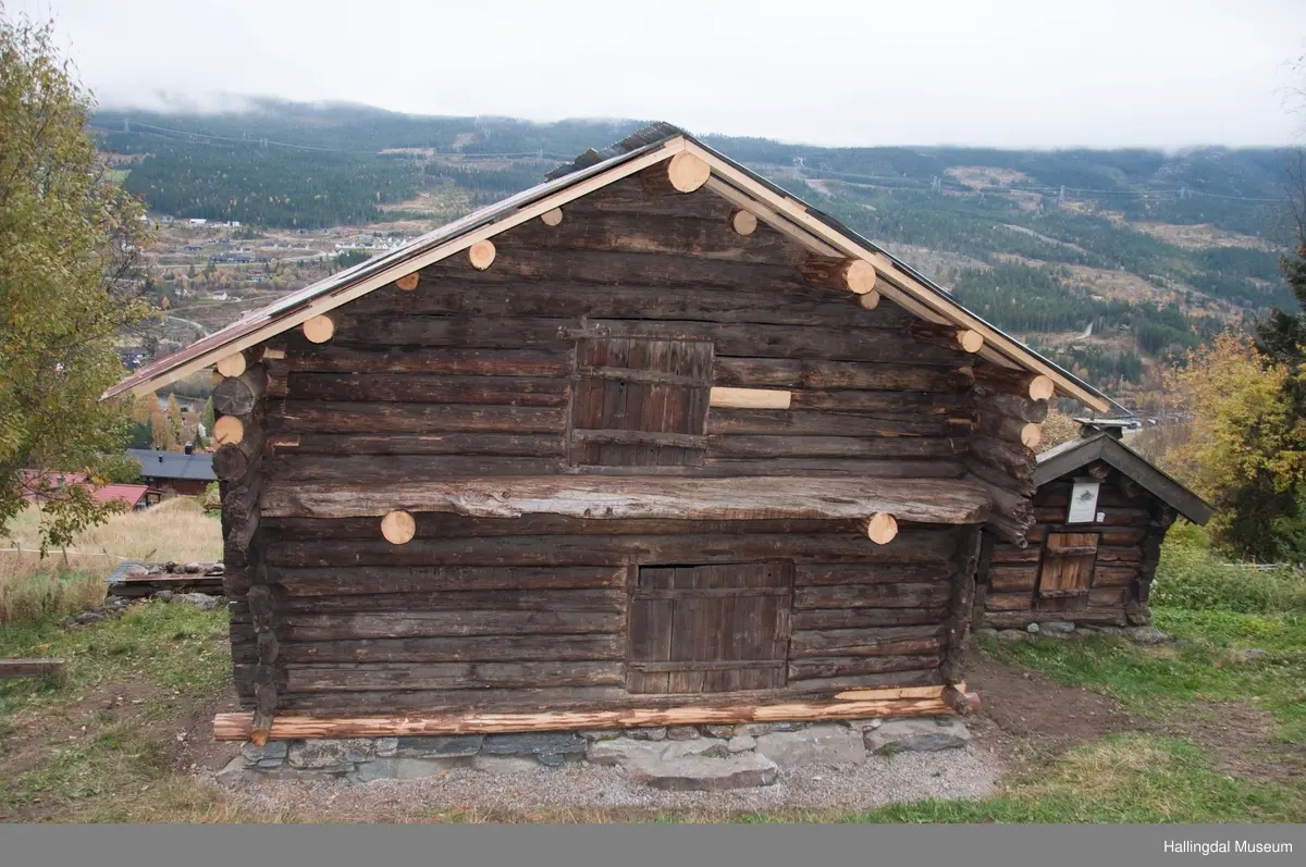 Sauestall med trev  på Ål Bygdamuseum, Leksvol