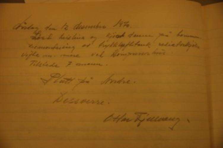 gammelt dokument folldal verk