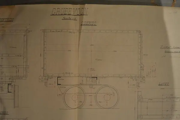 gammel tegning folldal verk