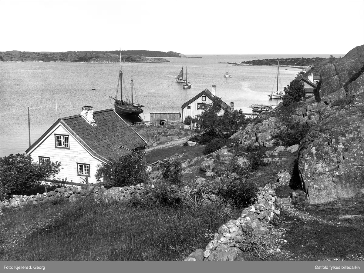 Fra Merdø ved Arendal 1910.