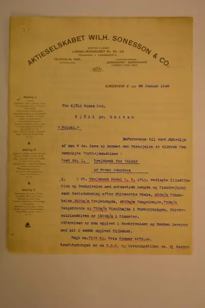 gammelt dokument folldal verk