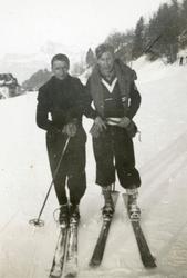 Norske skiløpere under fransk skimesterskap