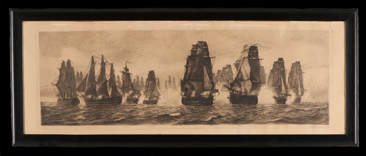Slaget vid S:t Vincent vid Portugals sydspets den 14 februari 1792. En engelsk eskader under Jervis besegrade den spanska flottan. Slaget inrangeras i de så kallade Napoleonkrigen.