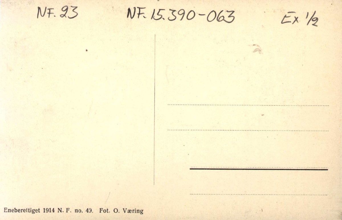 Postkort. Væråsmostuen fra Flesberg i Numedal. Numedalstunet,NF.