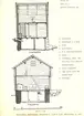 Beskrivning till planskissen:
a) trappsteg, b) mjölbinge i två fack, c) bänk, d) lufttrumma, g) före detta spannmålsbingar, i) glugg, k) stödkäpp respektive hål för dito, till källarinredningen, l) stort laggkärl, m) låg fylld grav med murad kant, n) katthål.
Knuttimrad källarbod. Grundens 3, 94 à 3, 97. Bottenvåningens längd ca 3, 80 meter. Övervåning. B 25 cm större. Härtill planer, foton av två motiv och beskrivning.